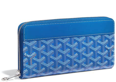 goyard zippy wallet|goyard wallet price list.